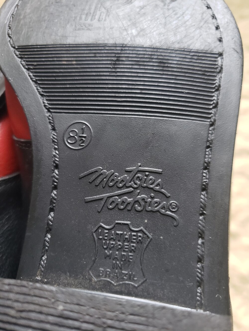 Vtg Mootsies Tootsies Western Loafers 8.5 Leather - Picture 12 of 14